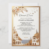 Italienischer Kaffee Sorrento Probe Abendessen Einladung (Vorderseite)