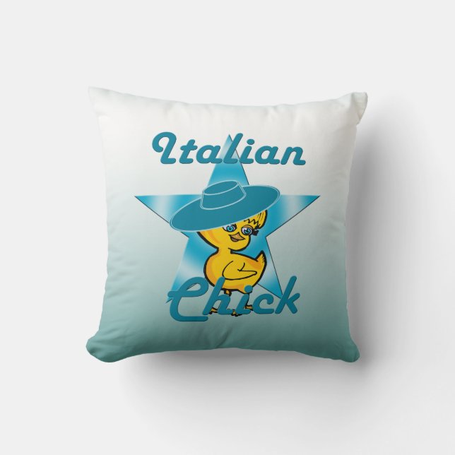 Italienischer Kick #7 Kissen (Vorderseite)