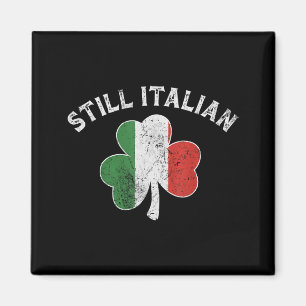 Italienischer Kleeblatt lustiger St. Patricks Tag  Magnet