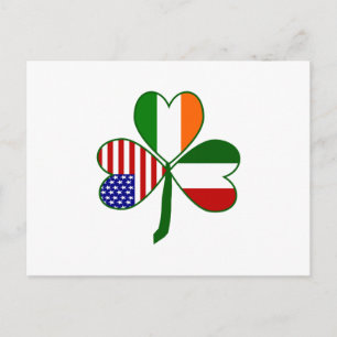 Italienischer Kleeblatt Postkarte