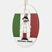 Italienischer Koch #1 Küche Keramik Ornament (Links)
