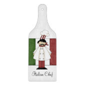 Italienischer Koch #1 Schneidebrett (Vorderseite)