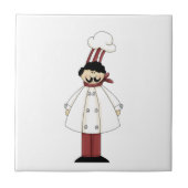 Italienischer Koch #1 Tile Fliese (Vorderseite)