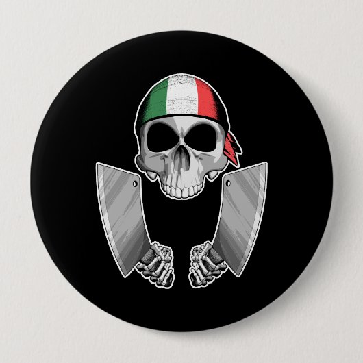 Italienischer Koch 2 Button (Vorderseite)