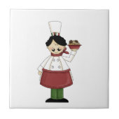 Italienischer Koch #3 Fliese (Vorderseite)