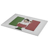 Italienischer Koch #3 Schneidebrett (Ecke)