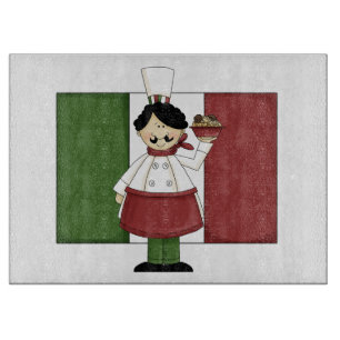 Italienischer Koch #3 Schneidebrett
