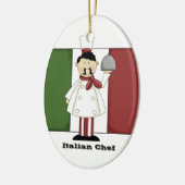 Italienischer Koch #4 Küche Ornament (Links)