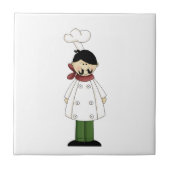 Italienischer Koch #5 Tile Fliese (Vorderseite)