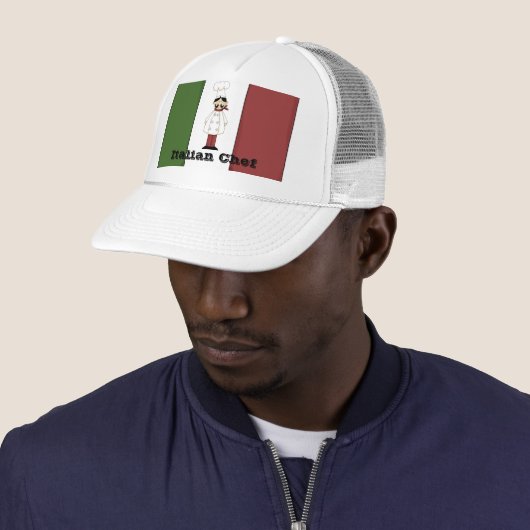 Italienischer Koch #6 Hat Truckerkappe (Beispiel)