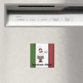 Italienischer Koch #7 Magnet (In Situ (Geschirrspüler))