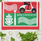 Italienischer Koch Geschirrtuch (Gefaltet)