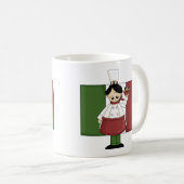 Italienischer Koch - individuell anpassbar Kaffeetasse (VorderseiteRechts)