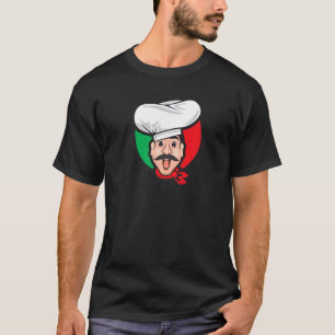 Italienischer Koch Kellner Italien Pizzeria Food T-Shirt