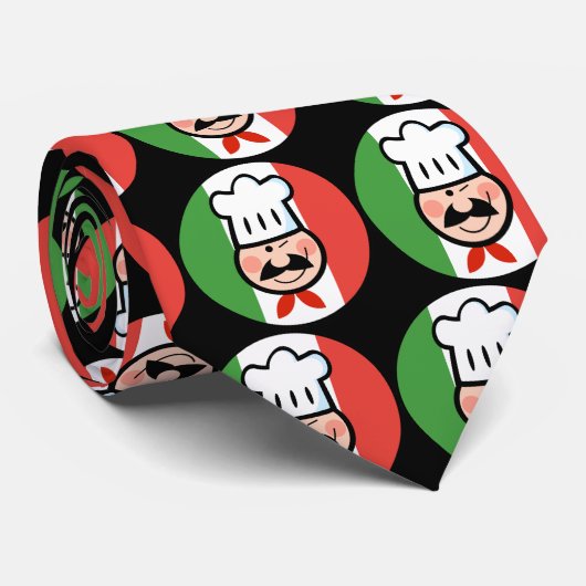 Italienischer Koch Krawatte (Gerollt)