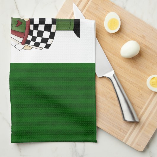 Italienischer Koch Küchentuch (Viertel Falte)