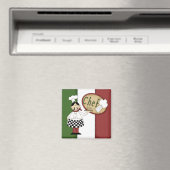 Italienischer Koch Magnet (In Situ (Geschirrspüler))