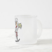 Italienischer Koch mit Spaghetti-Hemden und Gesche Mattglastasse (VorderseiteRechts)