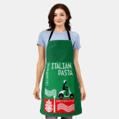 Italienischer Koch Schürze (Getragen)