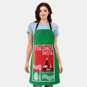 Italienischer Koch Schürze (Getragen)
