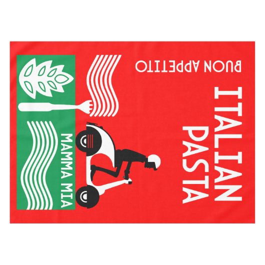 Italienischer Koch Tischdecke (Vorderseite (Horizontal))