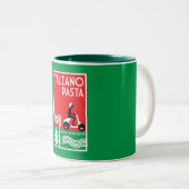 Italienischer Koch Zweifarbige Tasse (VorderseiteRechts)