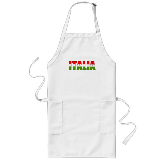 Italienischer Kochs-lange Art Lange Schürze (Vorne)