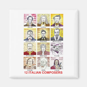 Italienischer Komponistmagnet Magnet