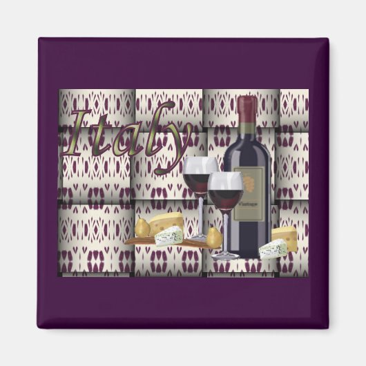 italienischer Korb Magnet (Vorne)