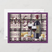 italienischer Korb Postkarte (Vorne/Hinten)