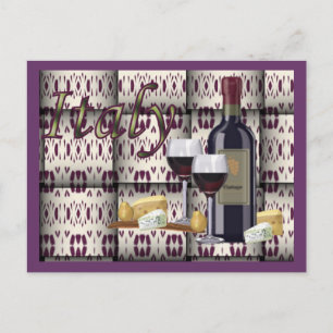 italienischer Korb Postkarte