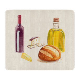 Italienischer Landhaus-Foodie Schneidebrett