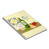 Italienischer Lebensmarkt Notizblock (Rechte Seite)