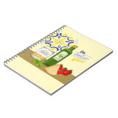 Italienischer Lebensmarkt Notizblock (Linke Seite)