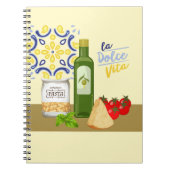 Italienischer Lebensmarkt Notizblock (Vorderseite)