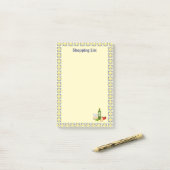 Italienischer Lebensmarkt Post-it Klebezettel (Auf Schreibtisch)