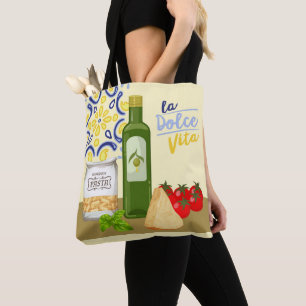 Italienischer Lebensmarkt Tasche