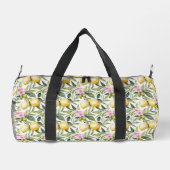 Italienischer Lemon Blossom Mittelmeer Wasserfarbe Duffle Bag (Rückseite)