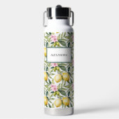 Italienischer Lemon Blossom Mittelmeer Wasserfarbe Trinkflasche (Vorderseite)