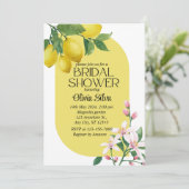 Italienischer Limonade Einladung (Stehend Vorderseite)