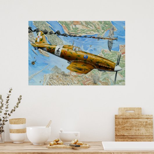 ITALIENISCHER MACCHI 202 POSTER (Küche)