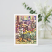 Italienischer Markt für Blume von Maurice Prenderg Postkarte (Stehend Vorderseite)