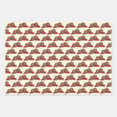 Italienischer Meatball Sub Marinara Sauce Knoblauc Geschenkpapier Set (Vorderseite)