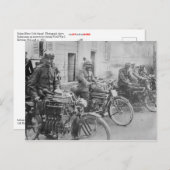 Italienischer Motorradplatz Postkarte (Vorne/Hinten)