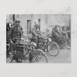 Italienischer Motorradplatz Postkarte