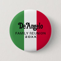 Italienischer Nachname Name Benutzerdefinierte Fla