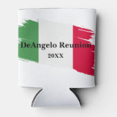 Italienischer Nachname Name Benutzerdefinierte Fla Dosenkühler (Vorderseite)