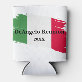 Italienischer Nachname Name Benutzerdefinierte Fla Dosenkühler