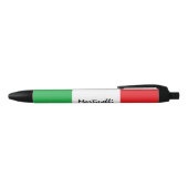 Italienischer Name Tricolore Flag Italien Personal Kugelschreiber (Oberseite)