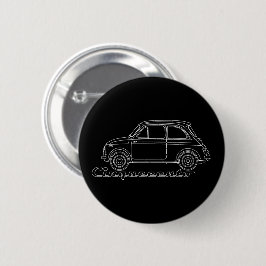 Italienischer Oldtimer Fiat Cinquecento 500 cc Blu Button